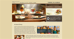 Desktop Screenshot of dininginhawaii.com